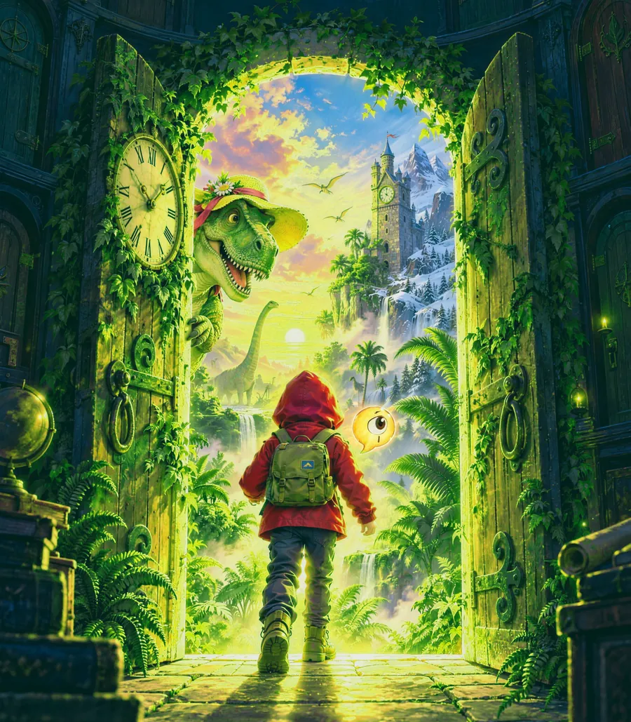 Book 2 cover art in its final green colouring